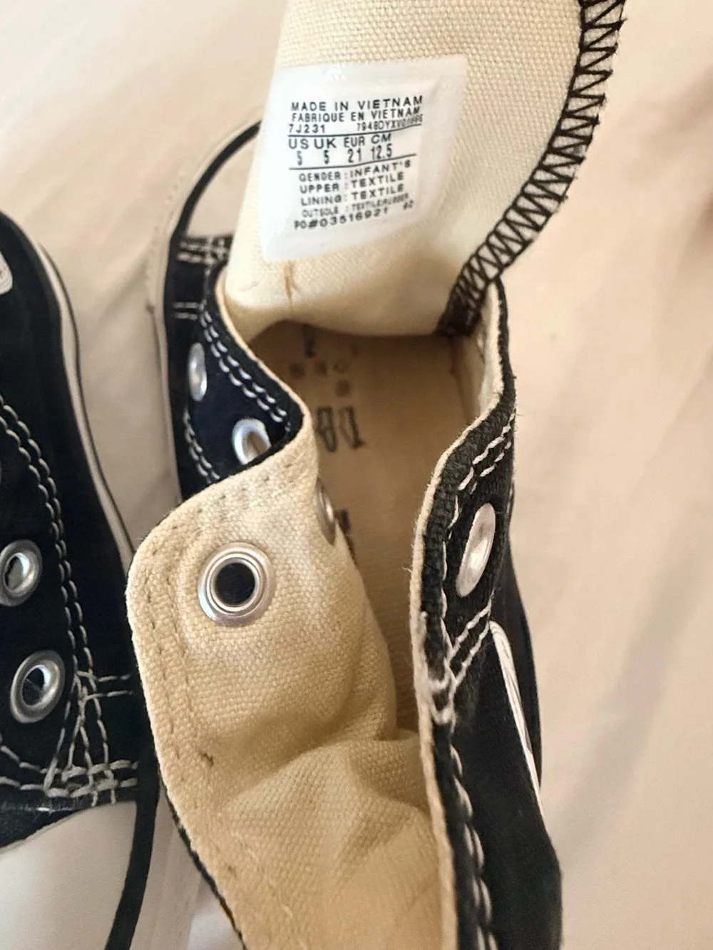 Converse Black High Top Sneakers